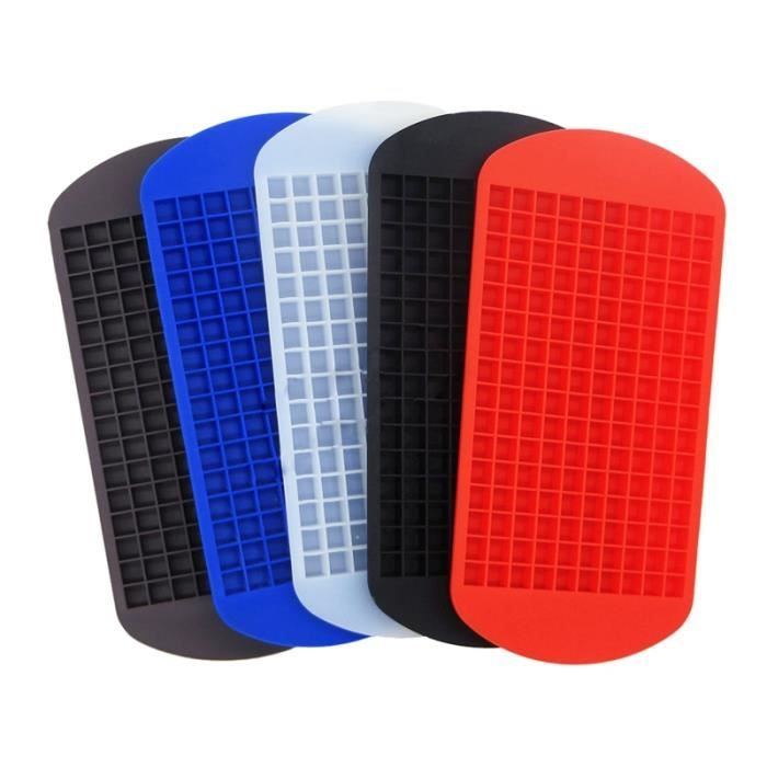 Rafraichisseur vin,Mini glace pilée 150 cavités petit bac à glaçons en Silicone transparent moule à glaçons en Silicone - Type H