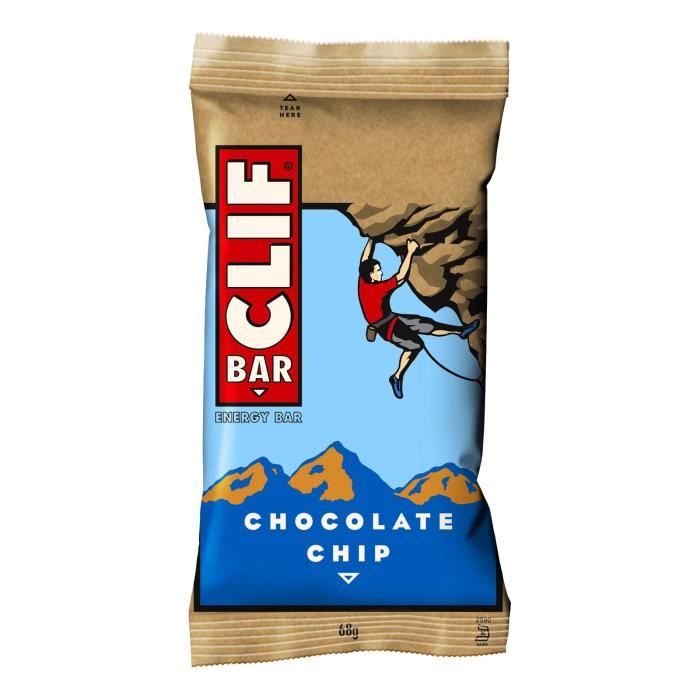 Barre énergétique Clif Bar - Pépites de chocolat U Bleu