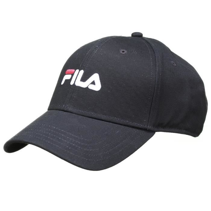 Casquette Fila 686029 6 Panel Strap 002 Black