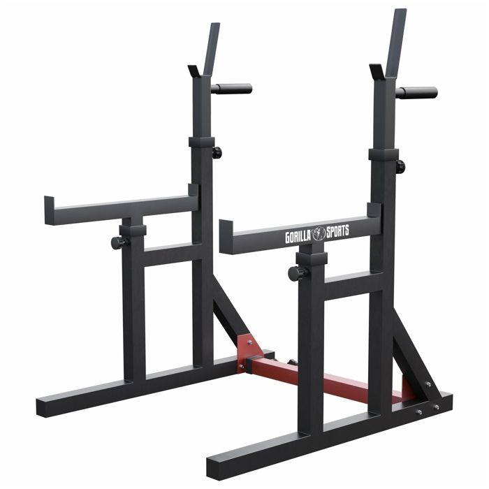 Rack à squat et developpé-couché réglable