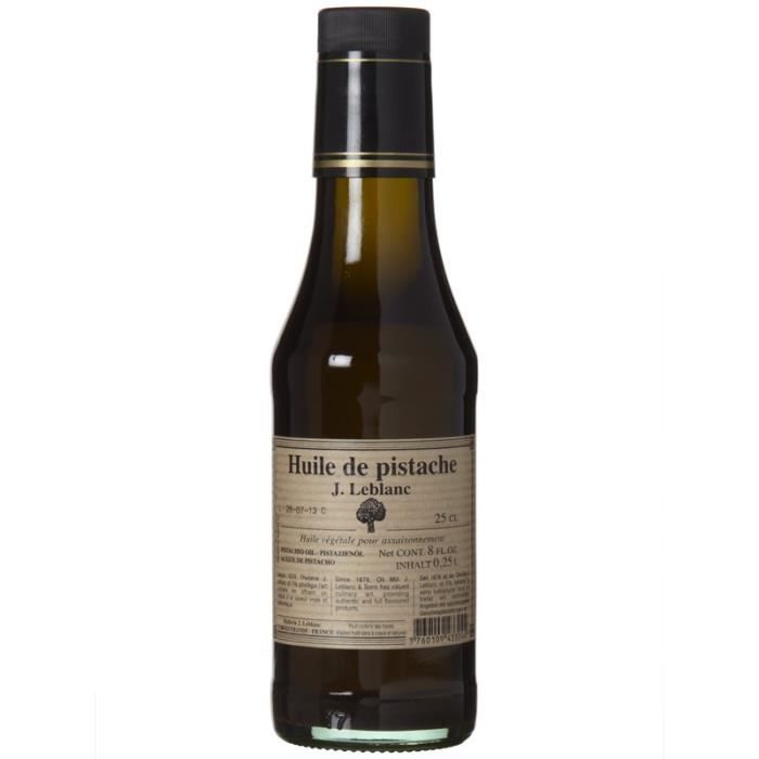Huile de pistache artisanale, Bouteille 25 cl