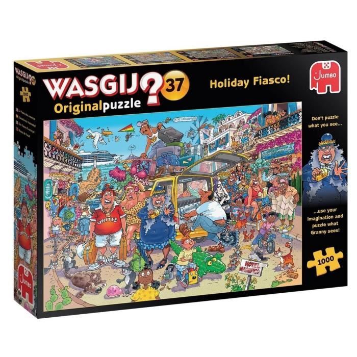 Puzzle 1000 pièces : Wasgij Original 37 Fiasco des vacances Coloris Unique