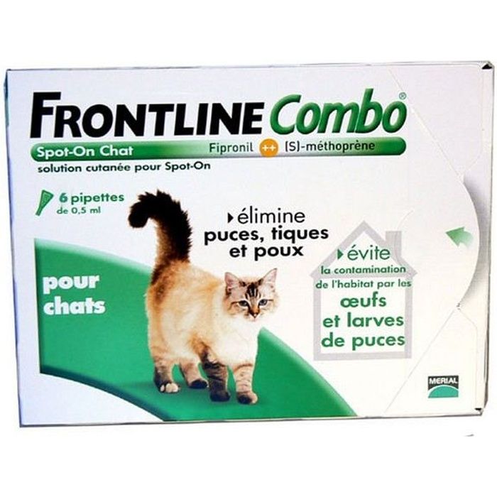 Antiparasitaire pour chat - frontline combo