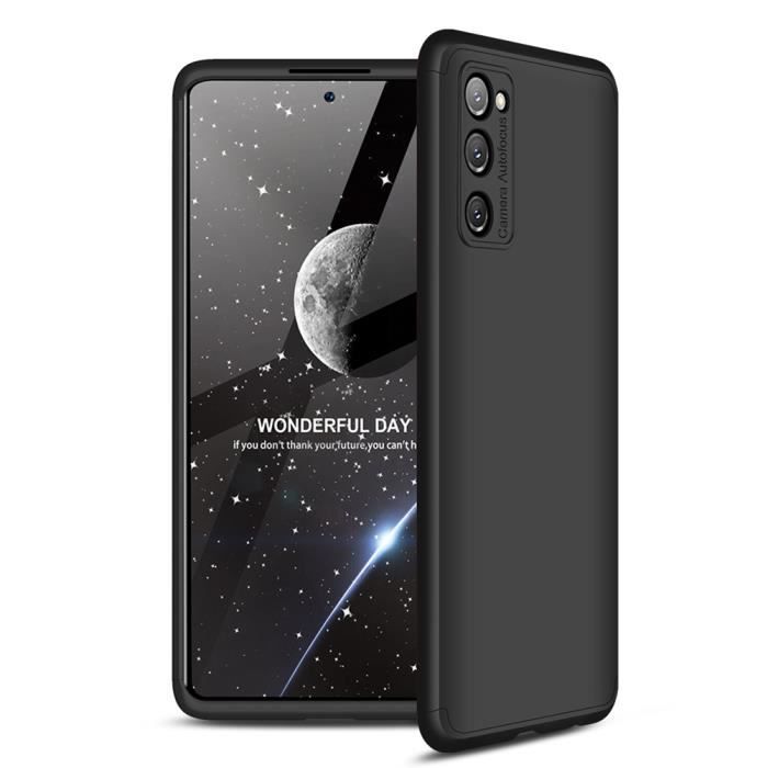 Pour Samsung Galaxy S20 FE 6.5- Coque de protection Rigide Hybride 3 en 1 PC Anti-Rayures -Noir