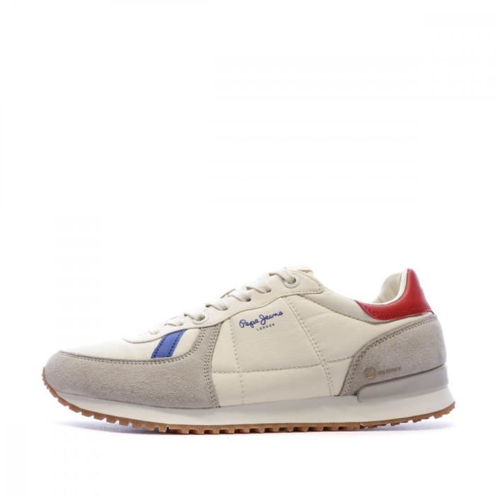 Baskets Beiges Homme Pepe Jeans Tinker Jogger