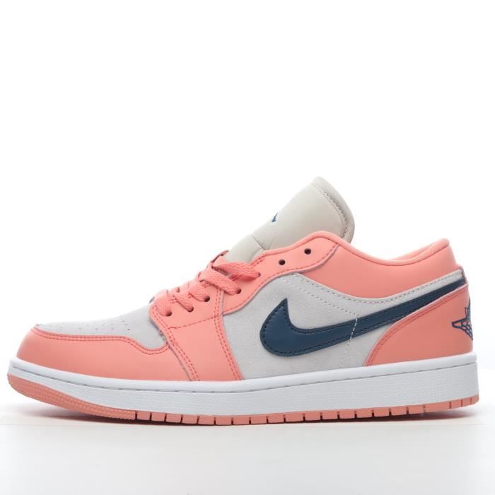 Airs-Jordans 1 Low Light Madder Root DC0774-800 BASKETS Femme Sz-38
