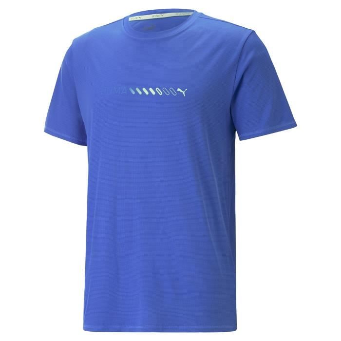 T Shirt De Sport - PUMA - Running - Homme - Bleu