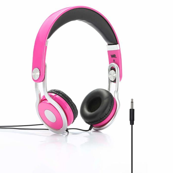 WE Casque audio pour enfant - Rose