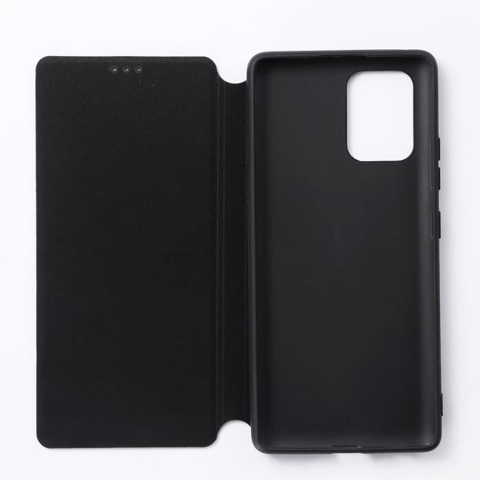WEEtui de protection WE noir pour smartphone Samsung Galaxy S10 Lite Résistant aux chocs et chûtes. Accès caméra et multi-position.