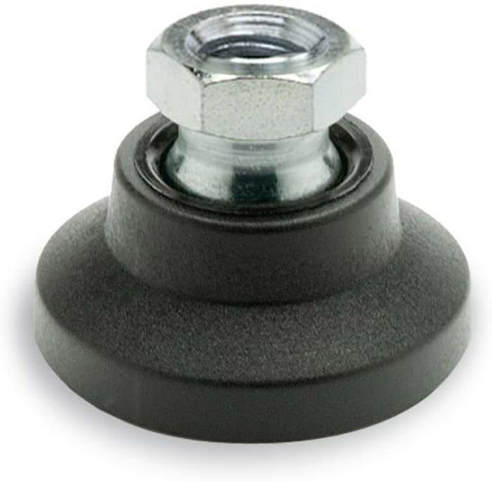 Ganter Normelemente GN 237.1 60 60 A Bisagra De Plástico, Negro