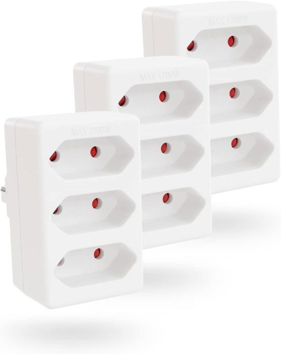 3X Triplite avec Max 1700W - multiprise Electrique 3 - triplette ...