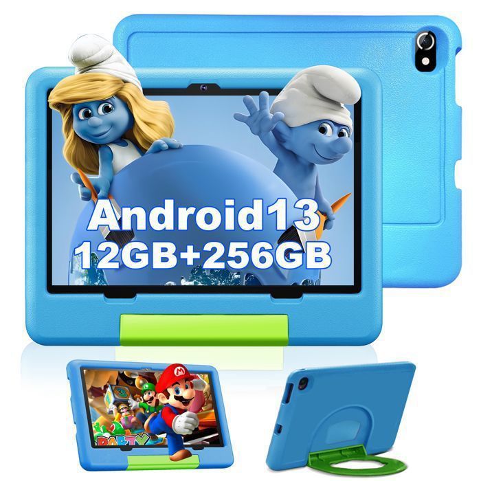 Tablette Enfants – Android – 10 Pouces – 12Go RAM – 256Go ROM – Contrôle Parental