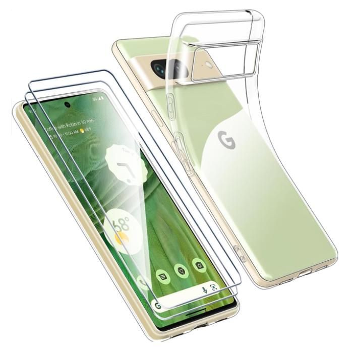 Pixel 7a Totill Coque Pour Google Pixel 7, Transparente Silicone