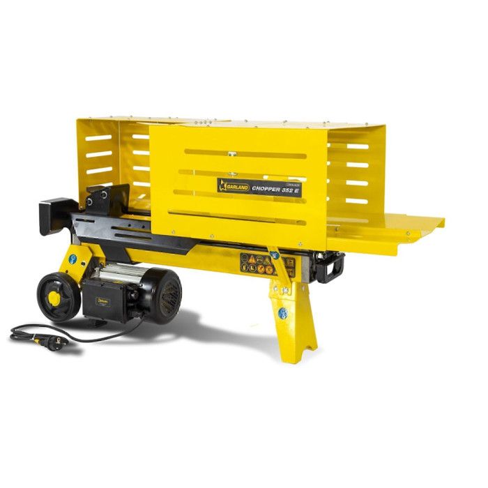 Fendeuse de bûches électrique filaire GARLAND CHOPPER 352E-V20 - L: 115 cm - l: 42 cm - Jaune