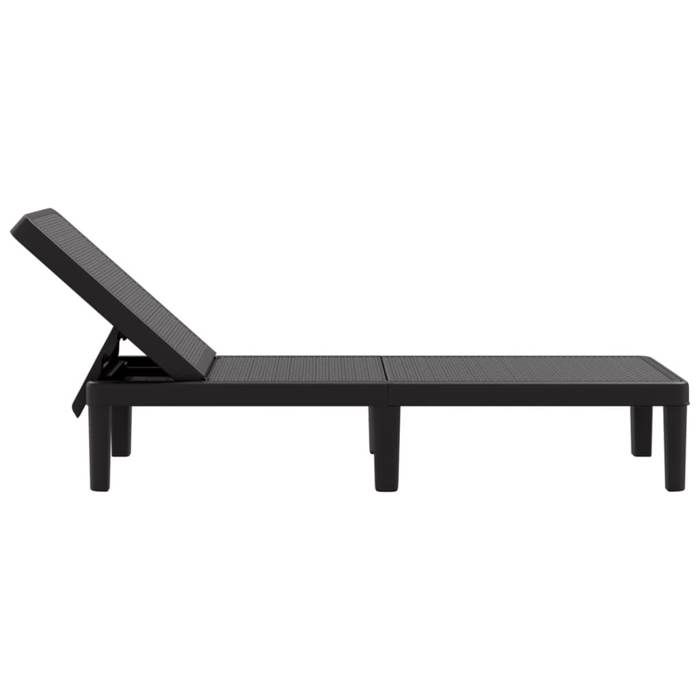 Sale 2026 Chaise longue/Transat - BURKE - 1 PLACE - réglable en hauteur à 4 positions polypropylène Cc1060