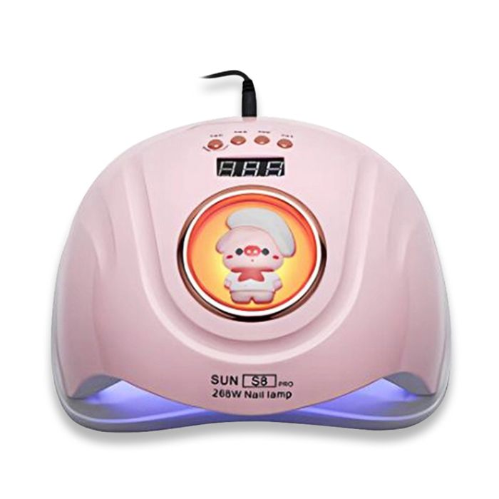 Lampe UV ongles manucure 268 Watts Sun S8 Pro Strong Dual LED Rose