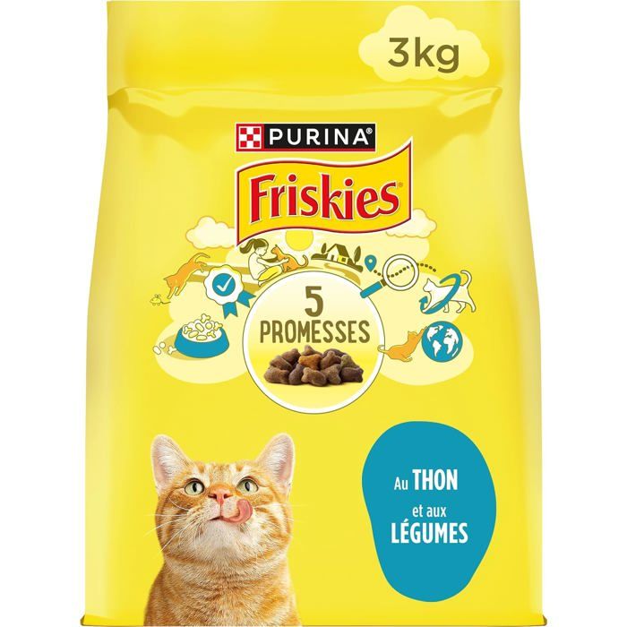 Meilleurs prix pour Croquettes pour chats adultes - PAPECO - Thon et légumes - Riche en vitamines et minéraux - 3 kg