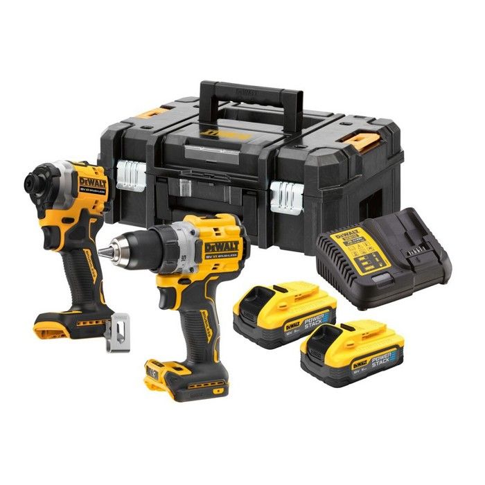 Ensemble d'outils DeWalt DCD800 + DCF850 18 V 2x5 0 Ah accu. - vue 2