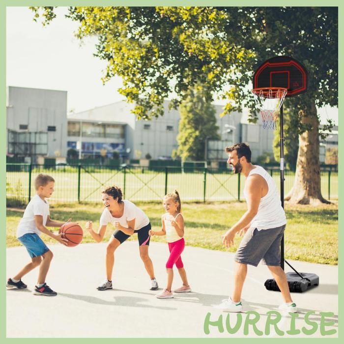 HOMCOM Panier de BasketBall sur Pied avec Poteau Panneau Base de HOMCOM Panier de BasketBall sur Pied avec Poteau Panneau Base de
