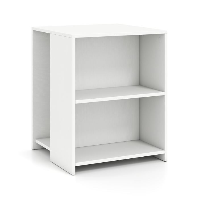 Table dAppoint COSTWAY Blanche Multifonction 3 Espaces Rangement Ouverts 40×40×50cm Charge Totale 25kg Bout Canapé Table Chevet Table dAppoint COSTWAY Blanche Multifonction 3 Espaces Rangement Ouverts 40×40×50cm Charge Totale 25kg Bout Canapé Table Chevet