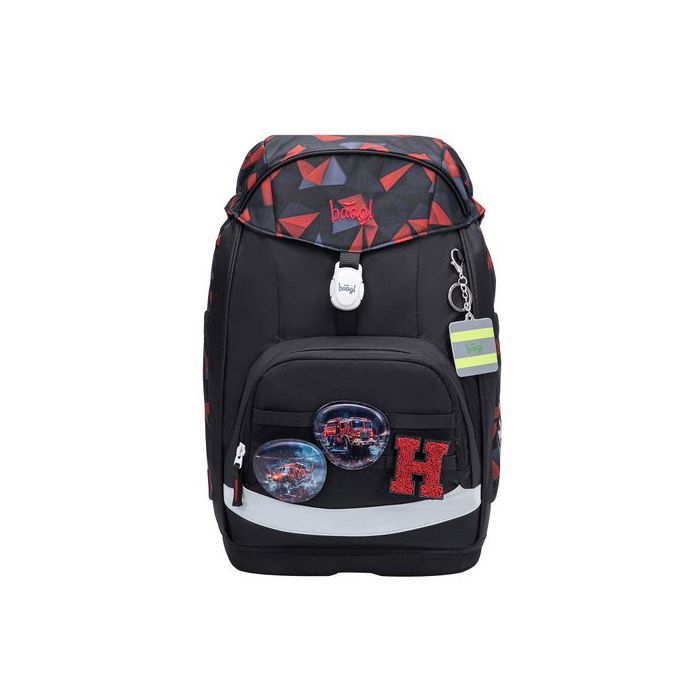Sac à dos scolaire - BAAGL - ergonomique léger garçon - Airy Plus Sauveteurs - Noir/25L/Primaire