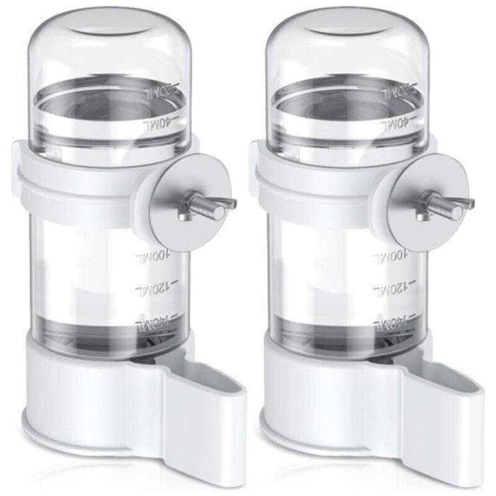 2 Pièces Distributeur Automatique deau pour Oiseaux 140ml Oiseaux Buveur Automatique Abreuvoir Auto matique pour Oiseaux pour