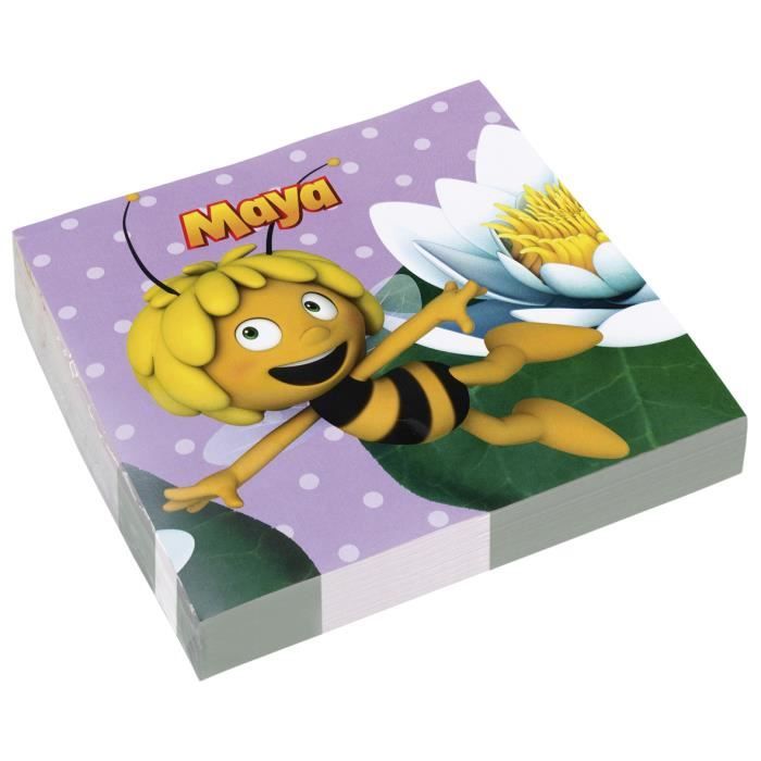 Serviettes Maya L Abeille X Cdiscount Maison