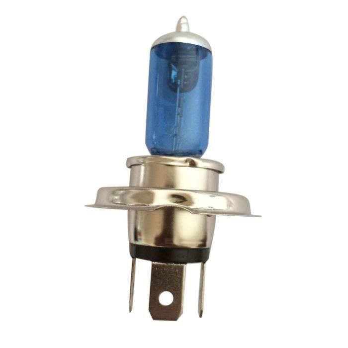 2pcs 12V Xenon H4 100W 6500K halogène à gaz phare blanc ampoules de