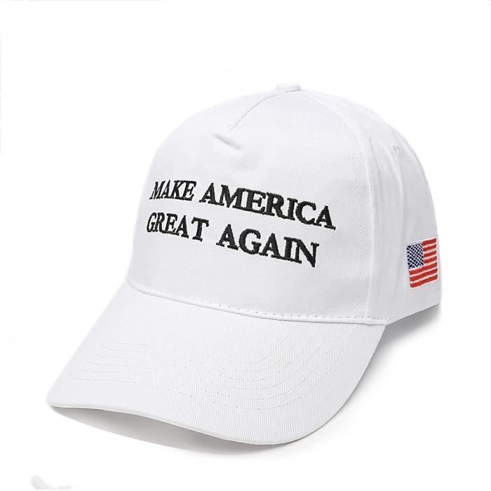 Casquette de baseball unisexe Slogan de la campagne presidentielle de Donald Trump Make America Great Again 3004 Cdiscount Pret a Porter