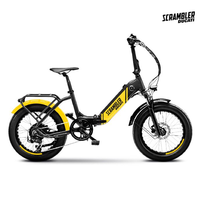 Vélo électrique - DUCATI - Scrambler SCR X - Moteur Bafang 48V - Autonomie 60 km - Freins hydrauliques