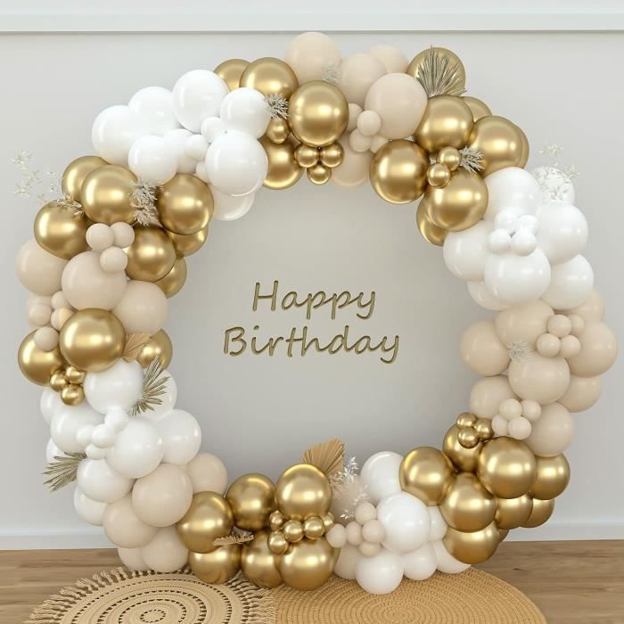 Kit Décoration Ballons Bleu Et Blanc 100 Pièces - Avec Confettis, Pour Fêtes Et événements