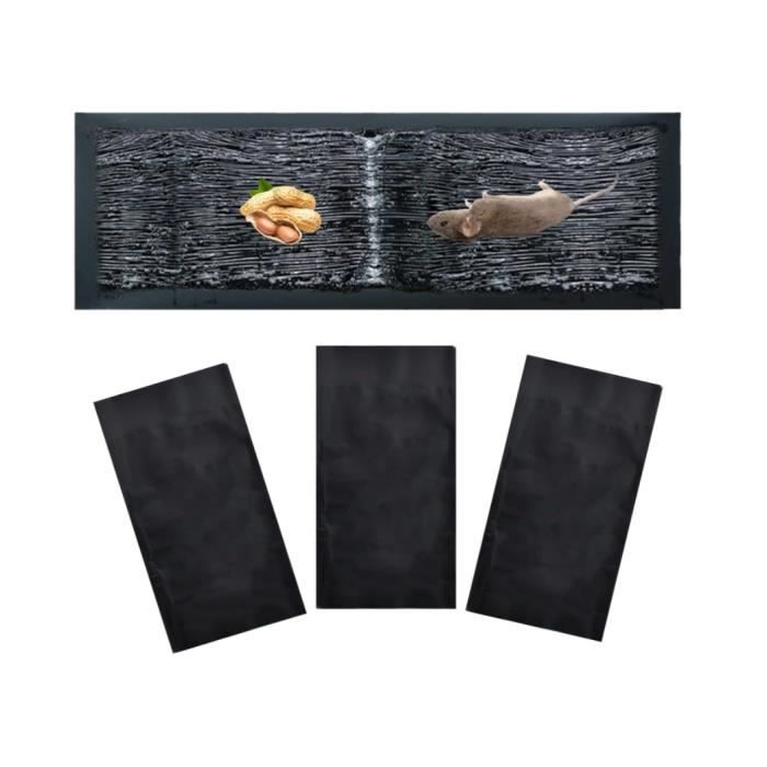 Lot 10 Pièges à Colle Souris Grand Format – Plaques Collantes Anti Rats Insectes, Avec Gants