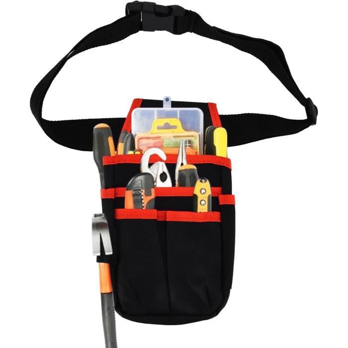 2 Pièces Sac à Outils Ox Tissu Vide Stockage Organisateur Fermeture à Glissière Fermeture De Fermeture Pochette De Travail Réutilisable Etui De