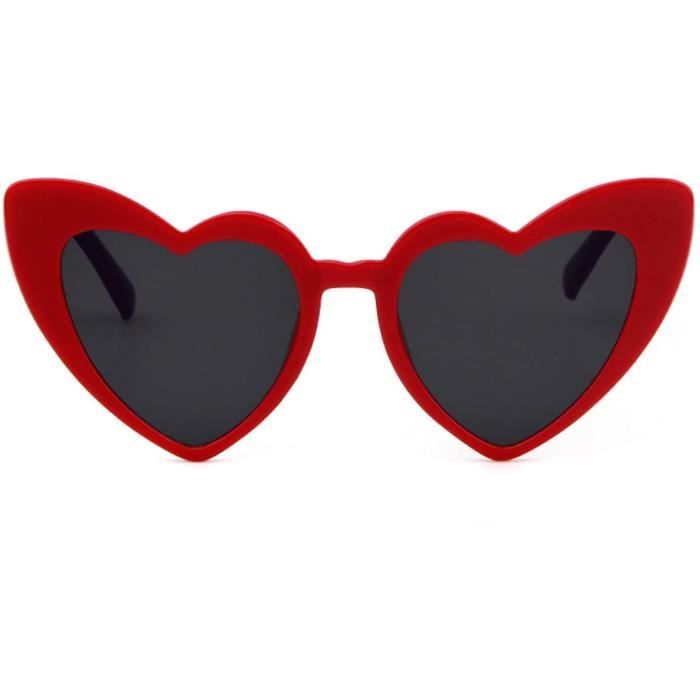 de Soleil en Forme de Coeur (Rouge) Rouge Achat / Vente de soleil Mixte Neuf