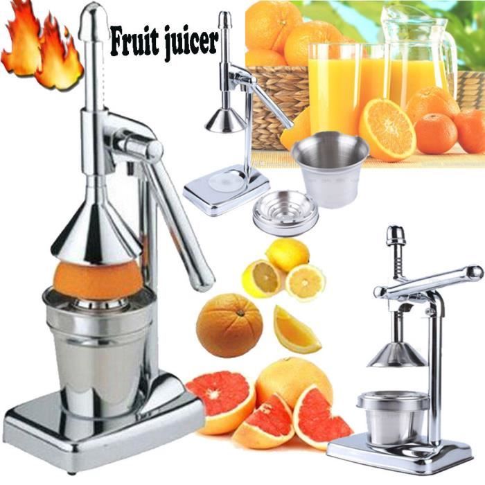 Presse Agrumes Manuel En Acier Inoxydable Centrifugeuse Jus De Fruits Extracteur De Jus Presse Fruits Argente Achat Vente Presse Fruit Legume Manuel Presse Agrumes Manuel En Ac Cdiscount