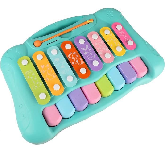 Piano Xylophone pour Enfants, 2 en 1 8 clés Instruments de Musique Jouets  pour bébé Tout-Petits Enfants d'âge préscolaire [81] - Cdiscount Jeux -  Jouets