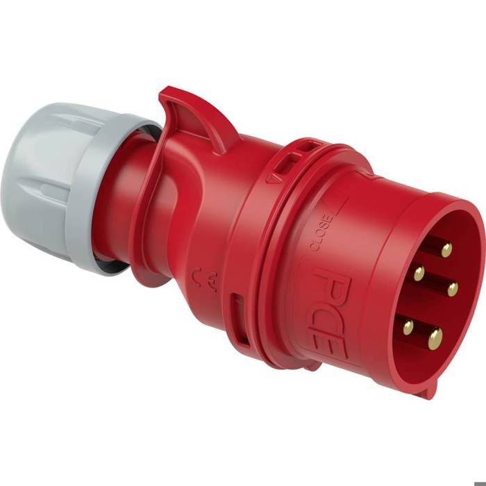 Connecteur WA22K4ZE2II WEIPU – Prise 4 Broches 3+PE, IP67, 16A 400V, Pour Câbles 7-8.5 Mm