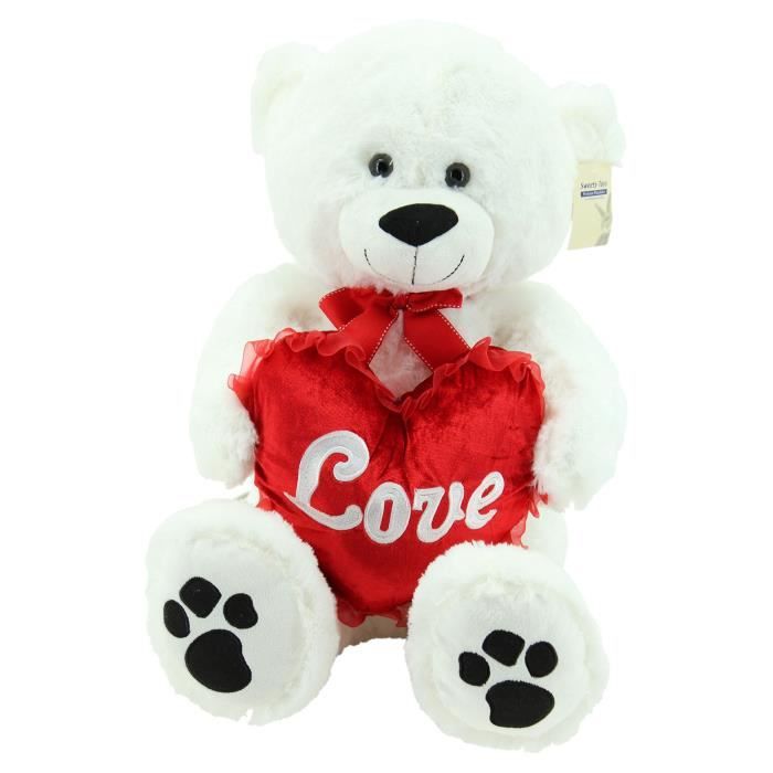 L'ours En Peluche Avec Le Cœur De Valentine
