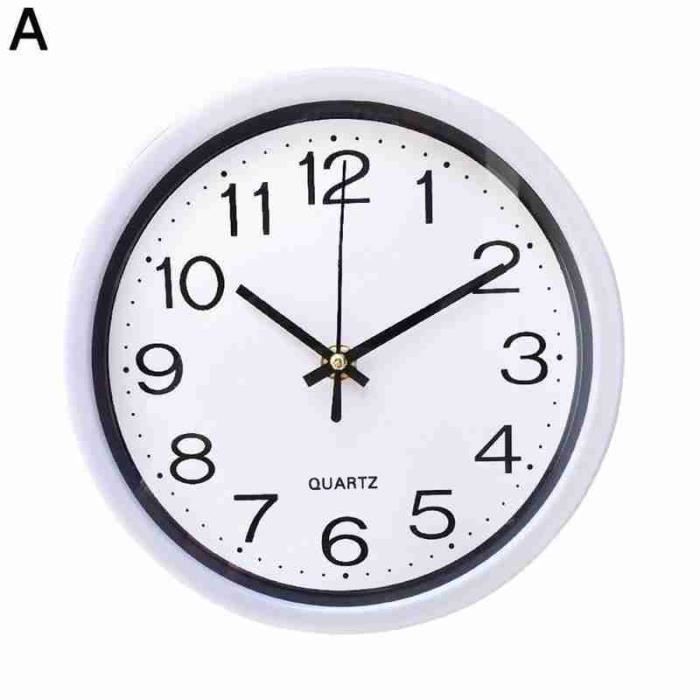 Horloge Murale Unity Tejo Argent 38cm - Balayage Silencieux, Design Moderne