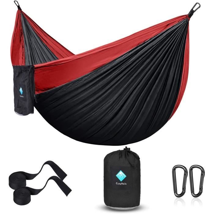 Hamac de camping léger avec sangles et mousquetons - Hamac portable