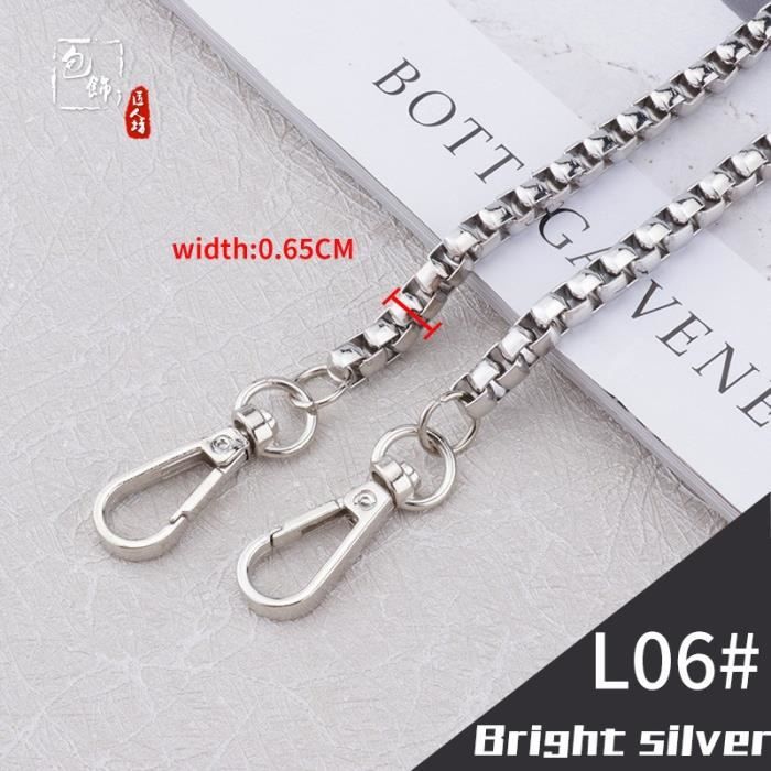 Sac ?� main,Cha?�ne de sac ?� bandouli?�re en m?�tal pour femmes,accessoires de sacs multicolores,en 