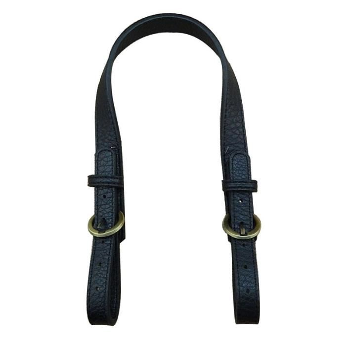 2 Sangles De Sac à Main En Cuir 24 Pouces (60cm) - Noir, Marque Uxcell
