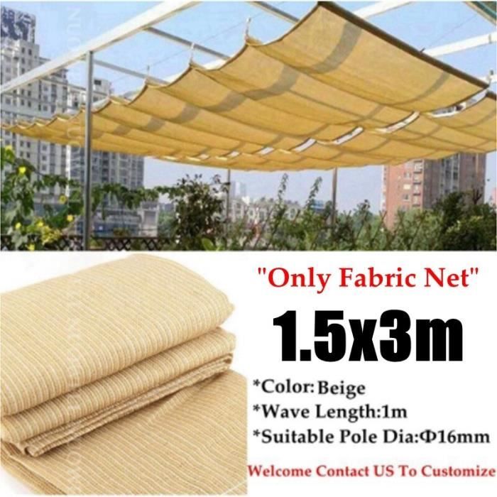 Filet D'Ombrage Rectangulaire 1x1.2m Blanc - 90% UV, HDPE 180GSM, Avec Œillets - Pour Balcon, Terrasse, Jardin