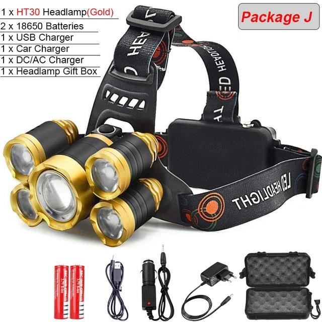 Étanche 8000 LM 2x XML T6 4.2 V USB DEL vélo lumière Phare Feu Arrière