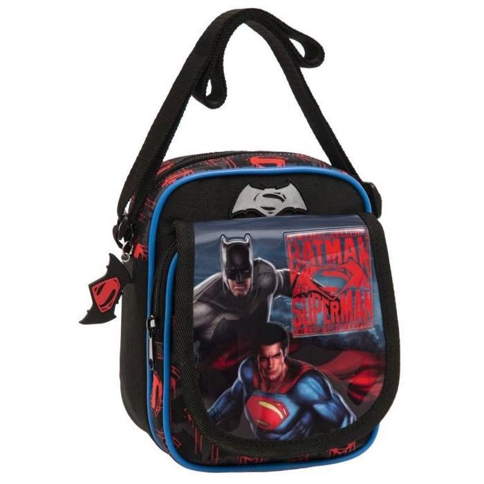 Sac à Bandoulière ABYSTYLE Batman - Sac Ordinateur Portable Vinyle Mixte Taille L - Messager DC Comics