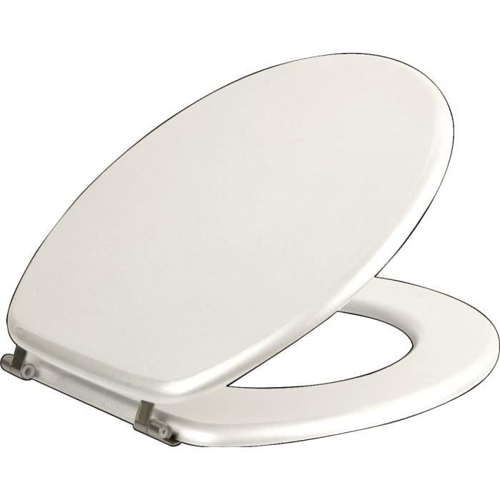 Abattant Wc Fixation Verticale Abattant Wc Morea Blanc Brillant B Home Achat Vente Wc