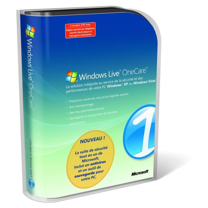 Microsoft Windows Live OneCare Cdiscount Informatique