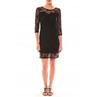 robe droite dentelle