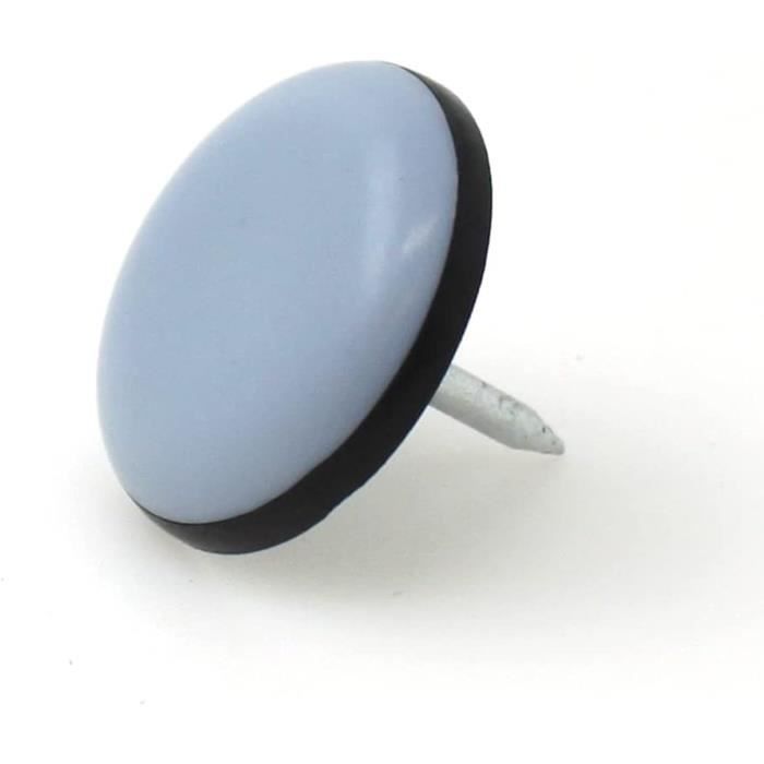 40 Pièces Patins Pour Chaises 19mm En Téflon Patins Pour Meubles Ronde Patin Chaise A Clouer Proteger Les Carrelages 96032725