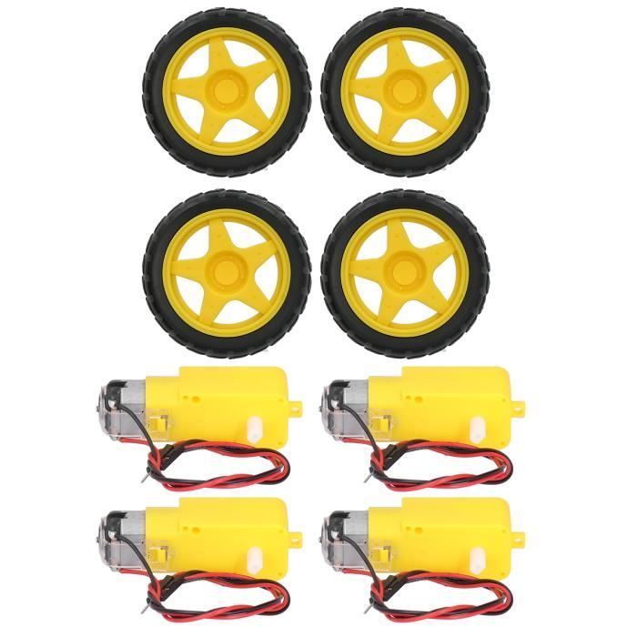 4 Jantes Dérive Plastique Dur Pour Voiture Télécommandée 1/28 - Compatible Mini-Z, K989, P929 Et Autres